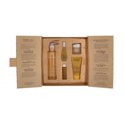 Decleor Aromessence Néroli Подаръчен комплект нощен хидратиращ балсам 15 ml + мицеларно почистващо олио 150 ml + сухо олио Aroma Nutrition 15 ml + маслен серум 15 ml + пилинг за тяло 50 ml