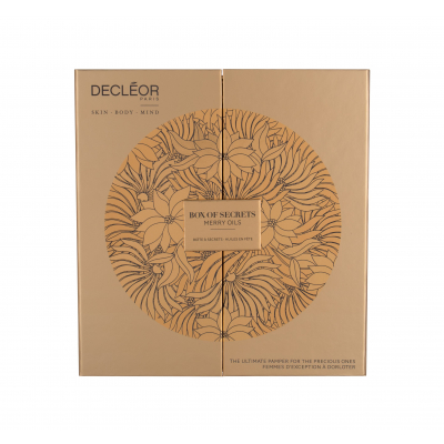 Decleor Aromessence Néroli Подаръчен комплект нощен хидратиращ балсам 15 ml + мицеларно почистващо олио 150 ml + сухо олио Aroma Nutrition 15 ml + маслен серум 15 ml + пилинг за тяло 50 ml
