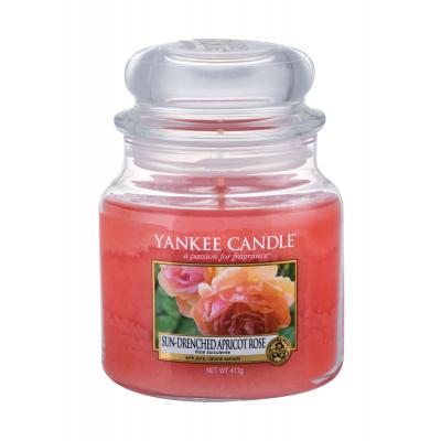 Yankee Candle Sun-Drenched Apricot Rose Ароматна свещ 411 g