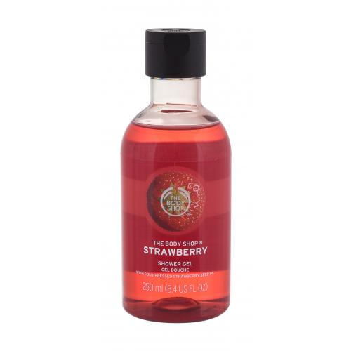 The Body Shop Strawberry 250 ml душ гел за жени БИО; Натурална; Веган