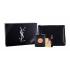 Yves Saint Laurent Black Opium Подаръчен комплект EDP 90 ml + червило Rouge Pur Couture no.1 1,6 g + спирала за мигли Mascara Volume Faux Cils no. 1 2 ml + козметична чантичка