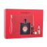 Yves Saint Laurent Black Opium Подаръчен комплект EDP 90 ml + червило Rouge Volupté Shine 3,2 g No 85 + спирала Mascara Volume Effet Faux Cils 2 ml No 1 + козметична чантичка