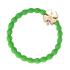 By Eloise London Gold Clover Leaf Ластик за коса за жени 1 бр Нюанс Apple Green