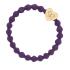 By Eloise London Gold Heart Ластик за коса за жени 1 бр Нюанс Purple