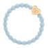 By Eloise London Gold Heart Ластик за коса за жени 1 бр Нюанс Sky Blue