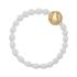 By Eloise London Gold Bling Tennis Ball Ластик за коса за жени 1 бр Нюанс White