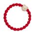 By Eloise London Bling Charms Diamanté Bubble Heart Ластик за коса за жени 1 бр Нюанс Cherry Red