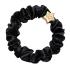 By Eloise London Silk Scrunchie Gold Star Ластик за коса за жени 1 бр Нюанс Black