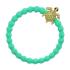 By Eloise London Bling Charms Gold Diamanté Turtle Ластик за коса за жени 1 бр Нюанс Sky Blue