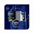 Nivea Men Active Clean Подаръчен комплект душ гел 250 ml + антиперспирант Invisible For Black & White 48h 150 ml + универсален крем 30 ml