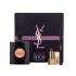 Yves Saint Laurent Black Opium Подаръчен комплект EDP 90 ml + червило Rouge Pur Couture 1,3 ml нюанс 1 + очна линия Eye Pencil Waterproof No.1 0,8 g