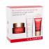 Clarins Super Restorative Подаръчен комплект дневна грижа за лице 50 ml + нощна грижа за лице 15 ml + почистваща пяна Gentle Foaming Cleanser 30 ml