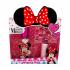 Disney Minnie Mouse Подаръчен комплект EDT 50 ml + балсам за устни 3,5 g + стикери