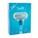 Gillette Venus Подаръчен комплект  самобръсначка с една глава 1 бр + гел за бръснене Satin Care Sensitive 75 ml увредена кутия