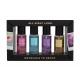Victoria´s Secret Collection Подаръчен комплект  подхранващ спрей за тяло Pure Seduction 75 ml + подхранващ спрей за тяло Aqua Kiss 75 ml + подхранващ спрей за тяло Love Spell 75 ml + подхранващ спрей за тяло Coconut Passion 75 ml
