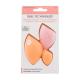 Real Techniques Ultimate Sponge Trio Подаръчен комплект  гъба за фон дьо тен Miracle Complexion Sponge 1 бр + гъба за фон дьо тен Mini Miracle Complexion Sponge 1 бр + гъба за пудра Miracle Powder Sponge 1 бр