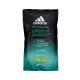 Adidas Deep Clean Душ гел с ексфолиращ ефект за мъже Пълнител 400 ml