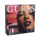 GUESS Look Book Lip Подаръчен комплект  червило 3 х 4 ml + гланц за устни 3 х 4 ml + огледало увредена кутия