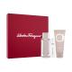 Ferragamo Ferragamo Bright Leather Подаръчен комплект  EDT 100 ml + душ гел 100 ml + EDT 10 ml