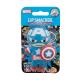 Lip Smacker Marvel Captain America Red, White & Blue-Berry Балсам за устни с аромат на плодове за деца 4 g