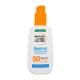 Garnier Ambre Solaire Sensitive Advanced Hypoallergenic Spray SPF50+ Водоустойчив слънцезащитен спрей за тяло 150 ml