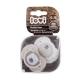 LOVI Buddy Bear Dynamic Soother 6-18m Силиконов динамичен биберон за деца 2 бр
