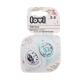 LOVI Wild Soul Dynamic Soother Boy 3-6m Силиконов динамичен биберон за деца 2 бр