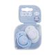 LOVI Baby Shower Dynamic miniSoother Boy 0-2m Силиконов динамичен биберон с малък щит за деца 2 бр