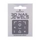 Essence 3D Nail Jewels 02 Mirror Universe Самозалепващи се кристали за нокти за жени 1 опаковка