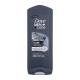 Dove Men + Care Charcoal + Clay Освежаващ душ гел с дървесен въглен и глина за мъже 400 ml
