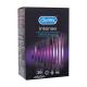 Durex Intense Оребрени презервативи със стимулиращи релефни точки и гел Desirex за мъже презервативи 16 бр