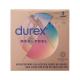Durex Real Feel Безлатексов презерватив със силиконов лубрикантен гел за мъже презервативи 3 бр