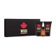 Dsquared2 Wood Подаръчен комплект  EDT 5 ml + душ гел 25 ml + балсам след бръснене 25 ml увредена кутия