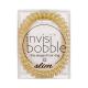Invisibobble Slim Ластик за коса за жени нюанс Stay Gold ластици за коса 3 бр