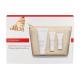 Clarins Moisture Rich Подаръчен комплект  Лосион Moisture Rich Body Lotion 200 ml + крем за ръце и нотки Hand And Nail Treatment Cream 50 ml + скраб за тяло Exfoliating Body Scrub 30 ml + чантичка
