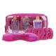 Victoria´s Secret Love Spell Подаръчен комплект  лосион за тяло 60 ml + душ гел 60 ml + душ олио 60 ml + охлаждаща гел маска + лента за глава + козметична чанта