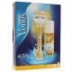 Gillette Venus & Olay Подаръчен комплект  самобръсначка Venus Olay 1 бр. + гел за бръснене Satin Care Olay Sensitive Shave гел 75 ml