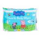 Peppa Pig Peppa Hand & Face Wipes Нежни почистващи кърпички за деца 90 бр