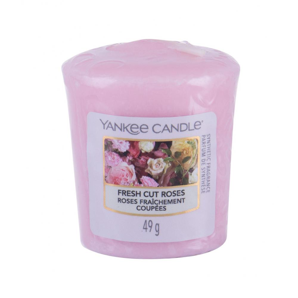 Yankee Candle Fresh Cut Roses Ароматна свещ 49 g Parfimo.bg