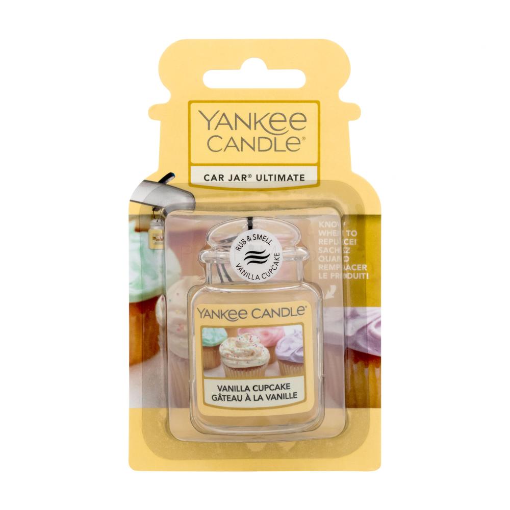 Yankee Candle Vanilla Cupcake Car Jar Ароматизатор за автомобил 1 бр