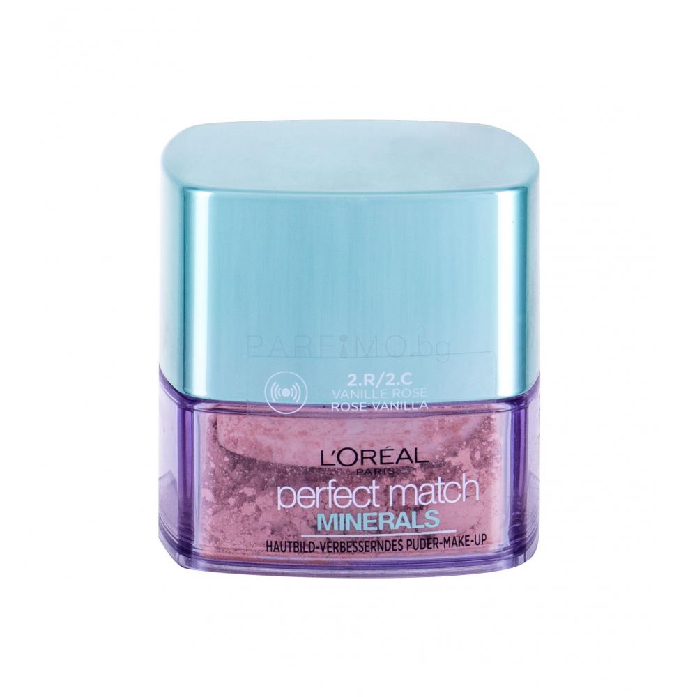 L'Oréal Paris Perfect Match Minerals Фон дьо тен за жени 10 g Нюанс 2.R/2.C Rose Vanilla