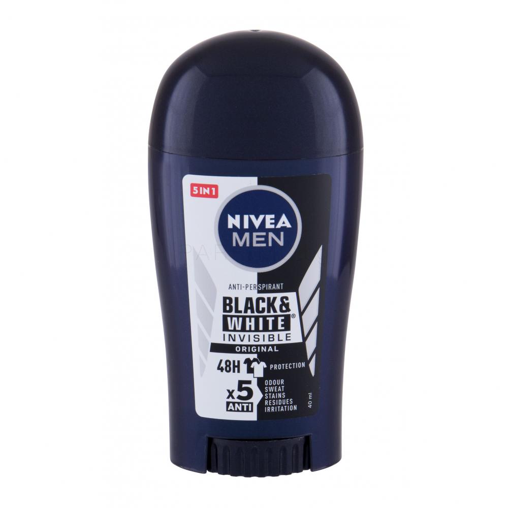 Nivea Men Invisible For Black & White Original Антиперспирант за мъже 40 ml