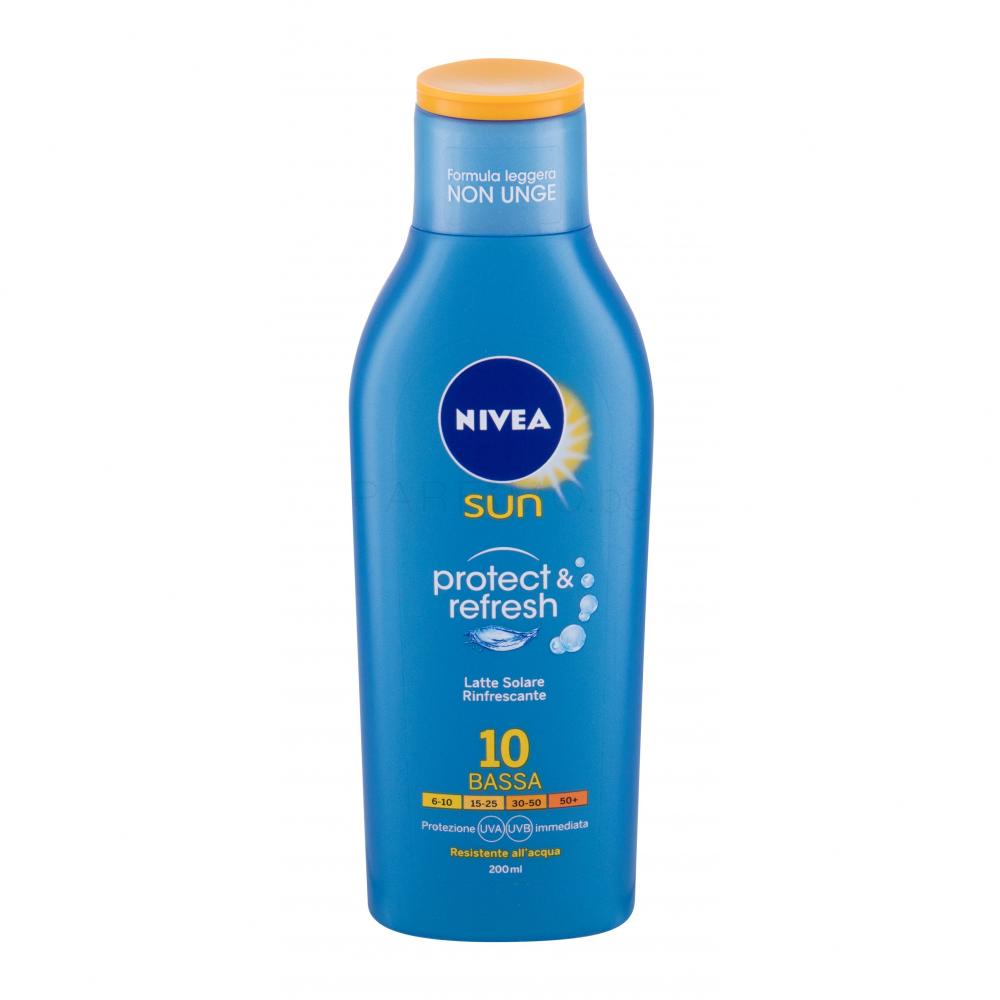 Nivea Sun Protect & Refresh Sun Lotion SPF10 Слънцезащитна козметика за