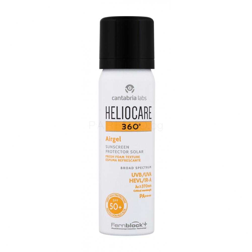 Heliocare 360° Airgel SPF50+ Слънцезащитен продукт за лице 60 ml