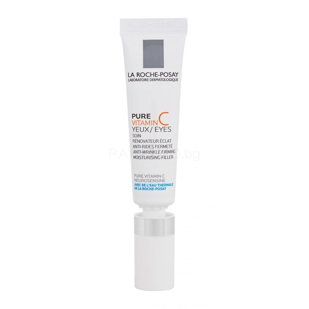 La RochePosay Pure Vitamin C Eyes Околоочен гел за жени 15 ml Parfimo.bg