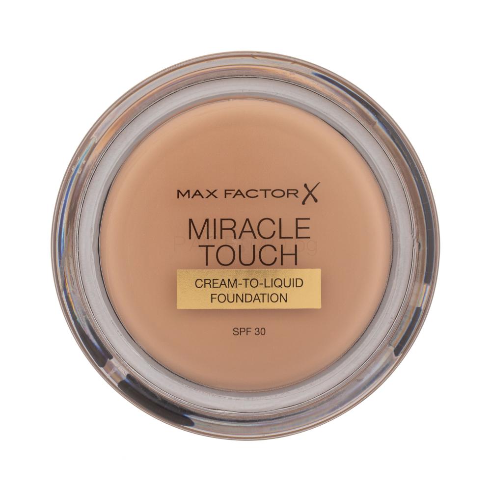 Max Factor Miracle Touch Cream-To-Liquid SPF30 Фон дьо тен за жени 11,5 g Нюанс 045 Warm Almond