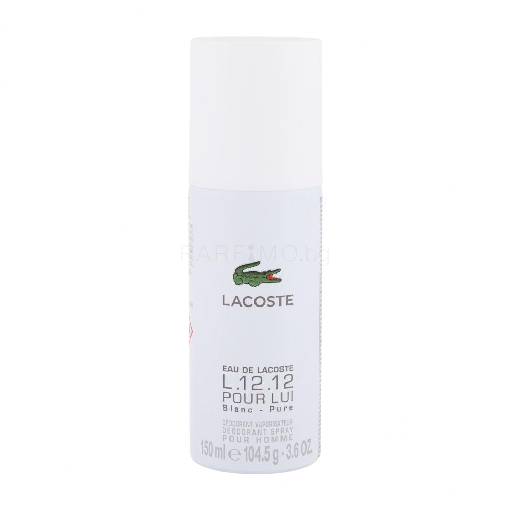 Lacoste L.12.12 Blanc Дезодорант за мъже 150 ml