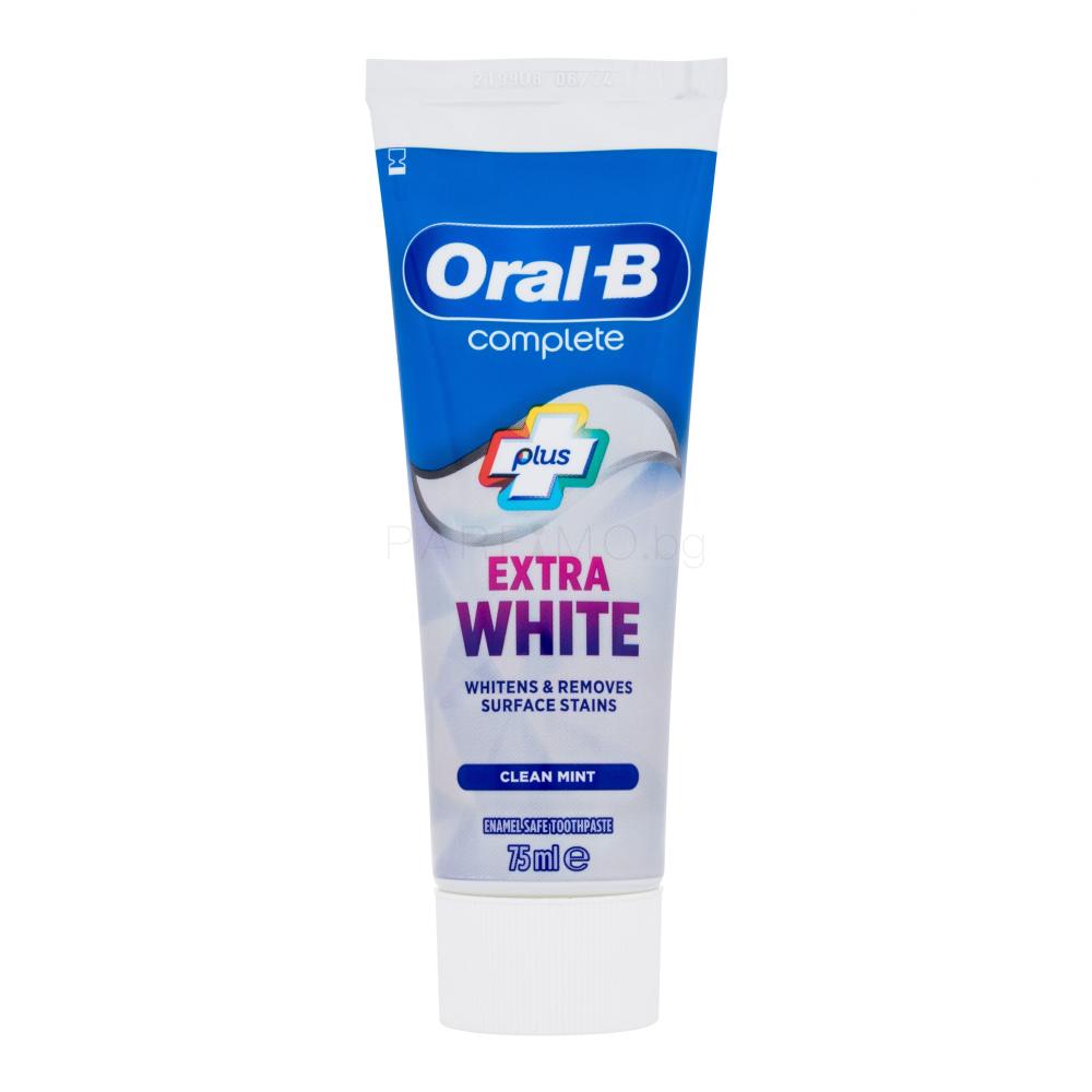 OralB Complete Plus Extra White Clean Mint Паста за зъби 75 ml