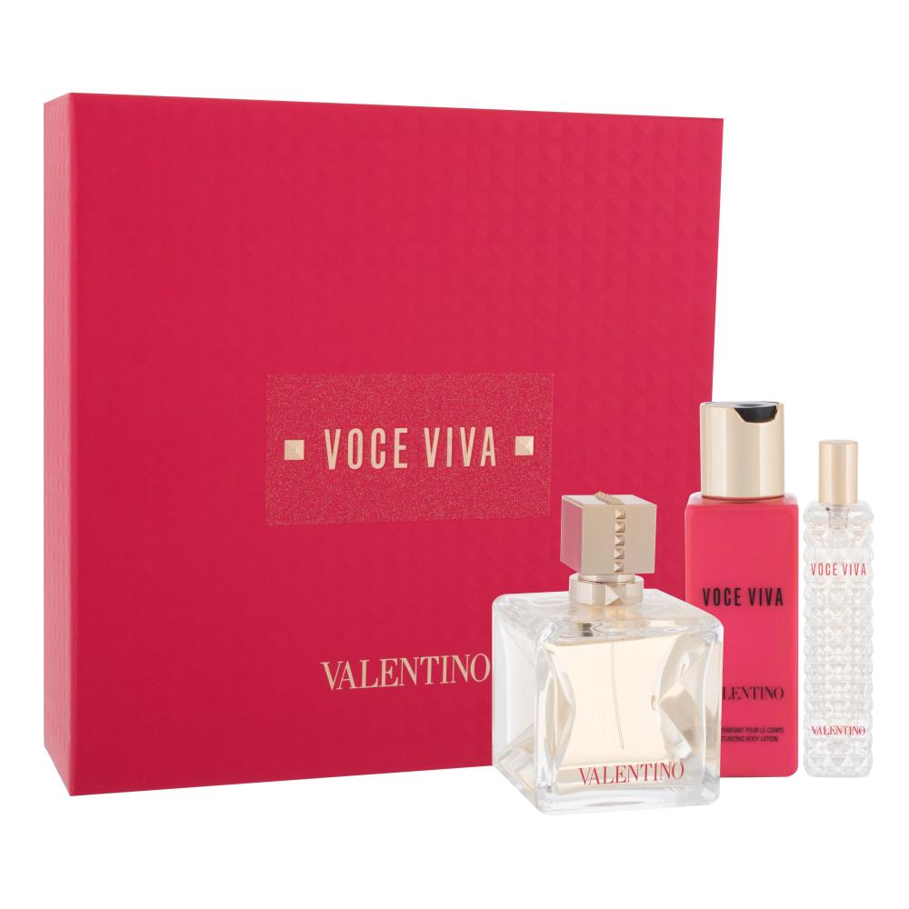Valentino Voce Viva Подаръчен комплект EDP 100 ml + EDP 15 ml + лосион