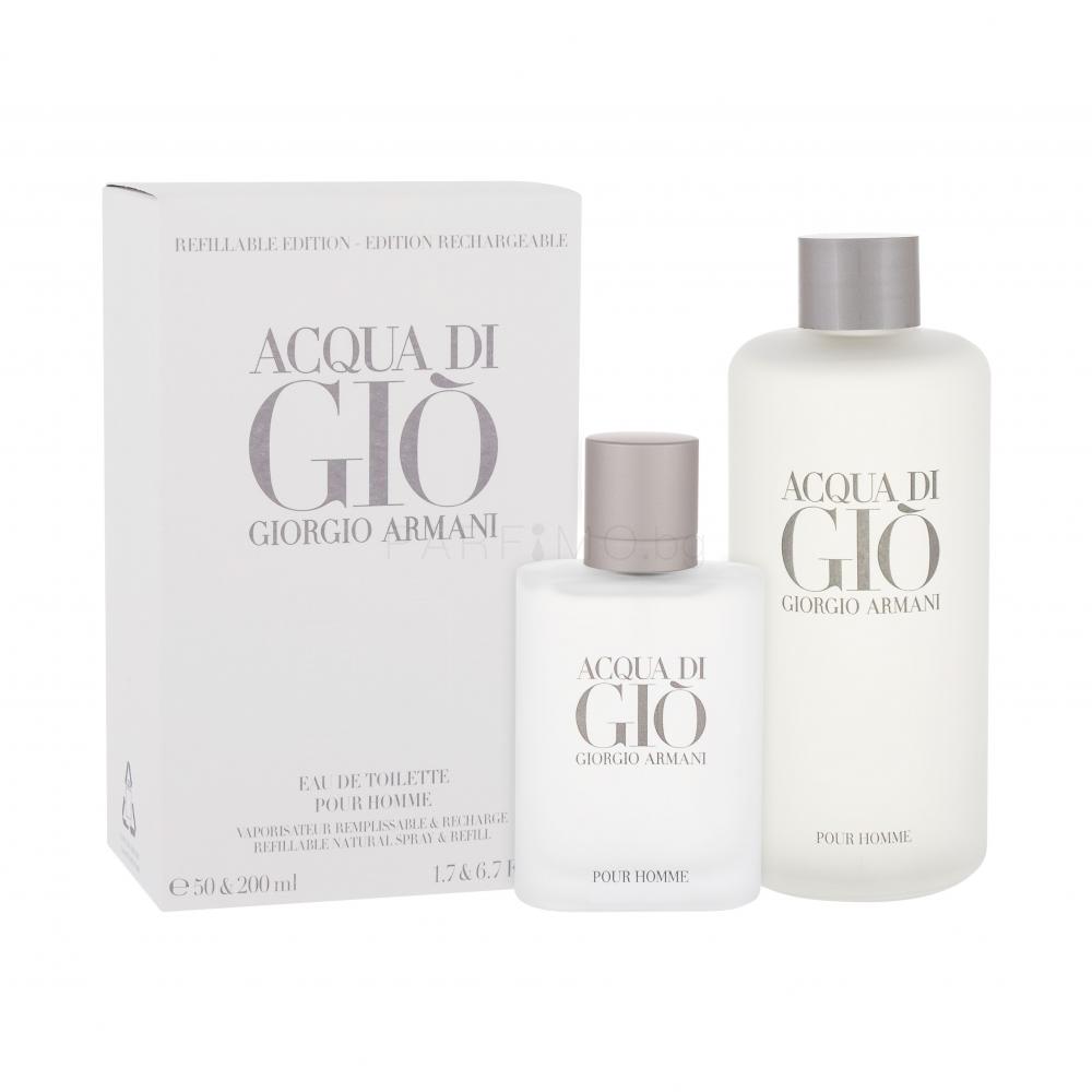 Giorgio Armani Acqua di Giò Pour Homme Подаръчен комплект EDT 50 ml + EDT пълнител 200 ml